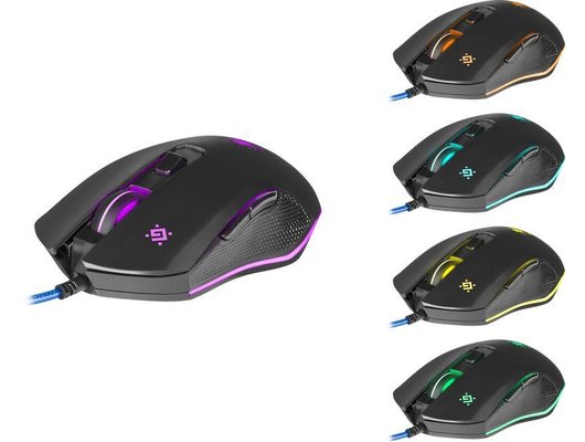 Клавиатура+мышь Defender Singularity MKP-118/52118 мышь+клавиатура+гарнитура+ковер (черный)